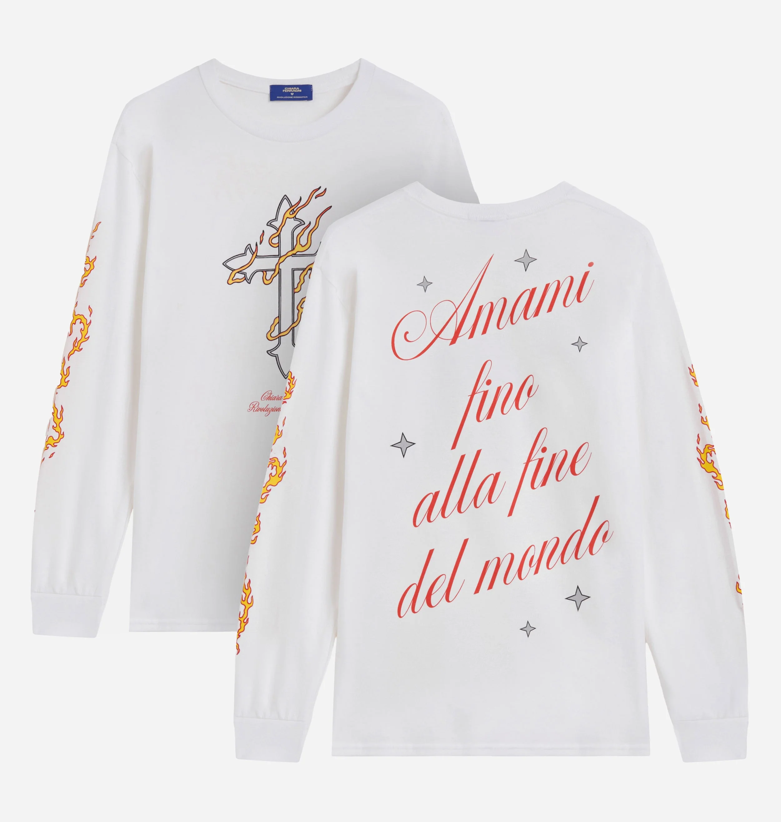 "AMAMI FINO ALLA FINE DEL MONDO" LONG SLEEVE T-SHIRT - Image 3