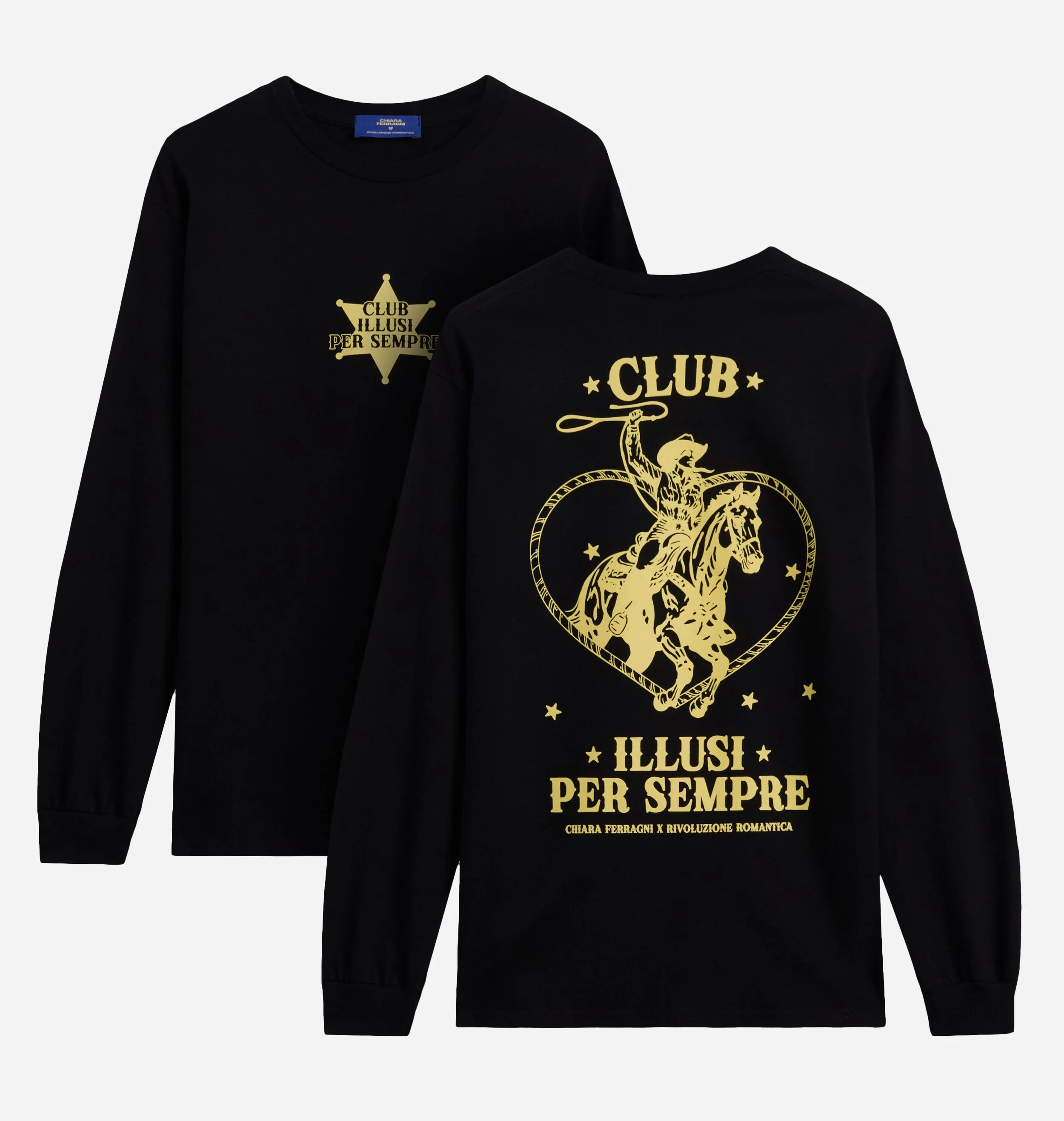 "CLUB ILLUSI PER SEMPRE" LONG SLEEVE T-SHIRT - Image 3