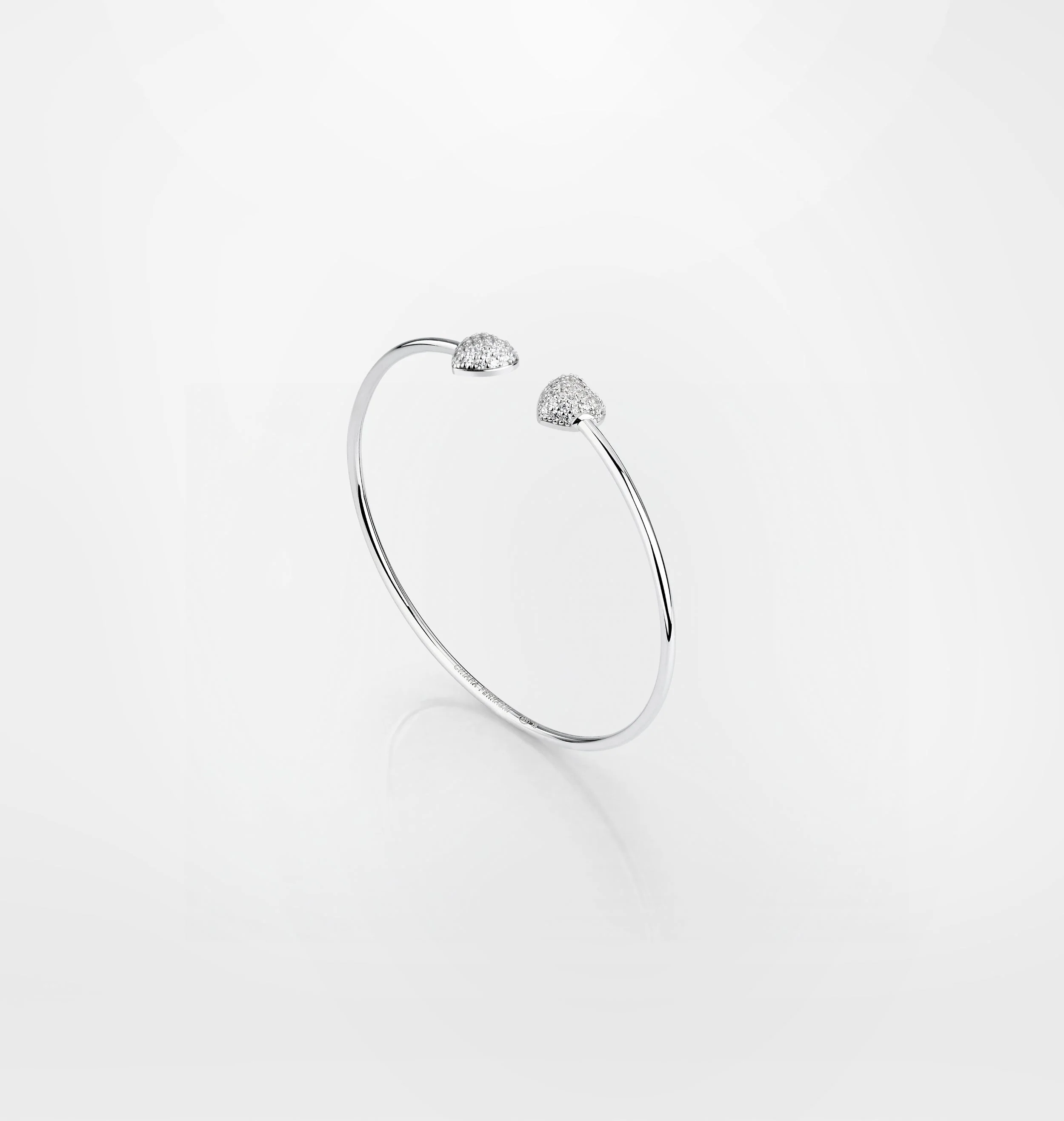 HEARTS PAVÈ BRACELET SILVER 925 - Image 3