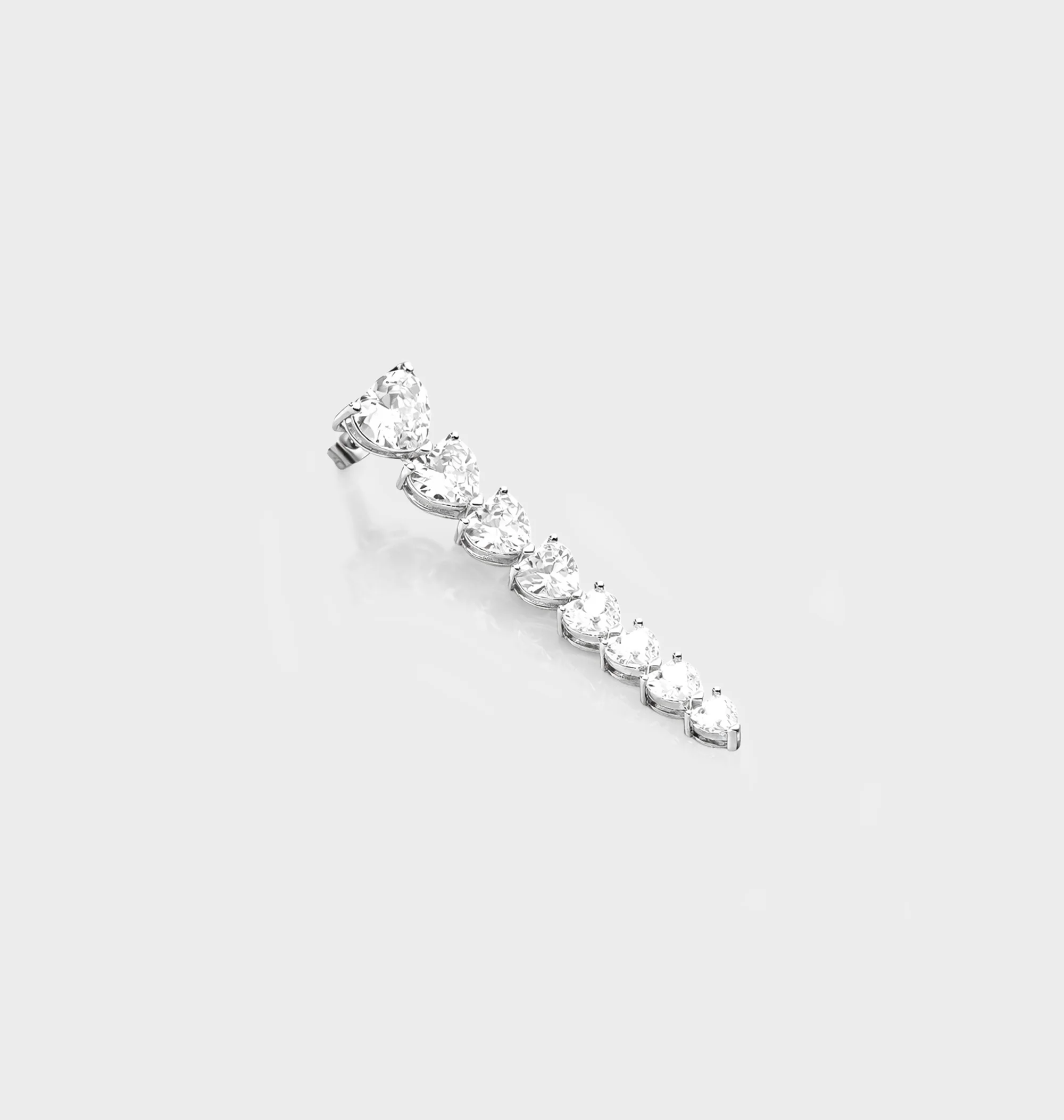 INFINITY LOVE SINGLE PENDANT EARRING