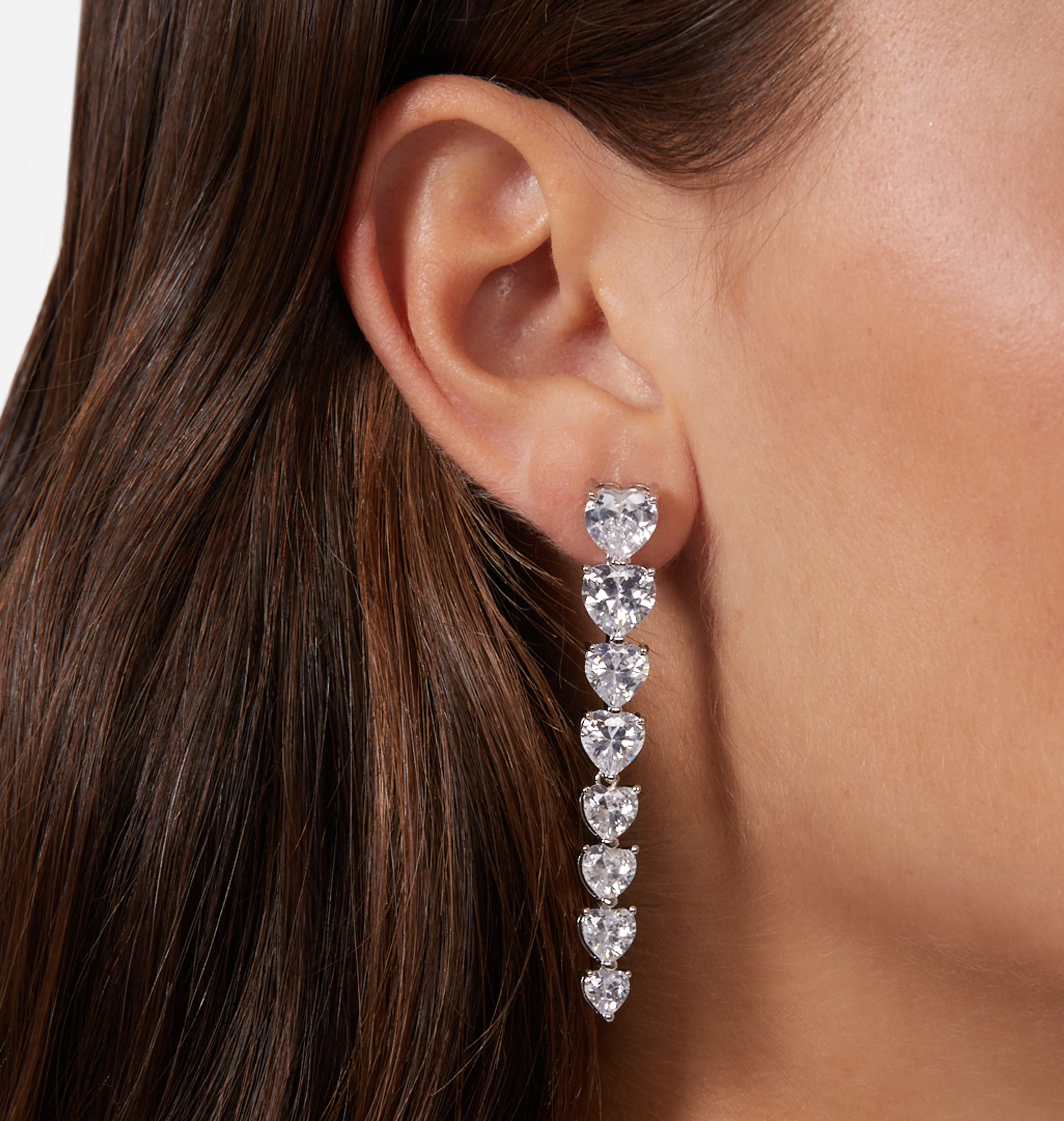 INFINITY LOVE SINGLE PENDANT EARRING - Image 2