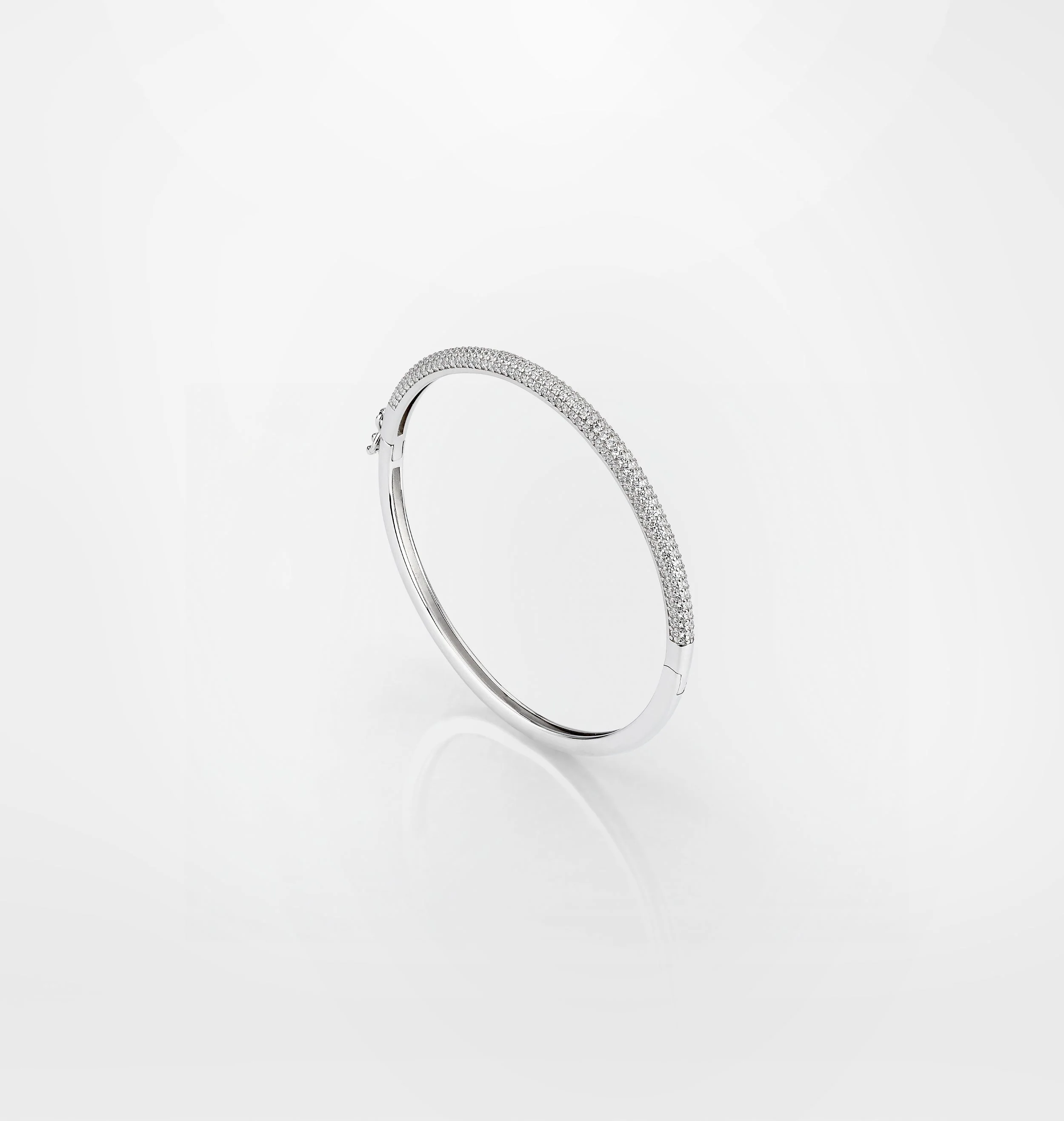 PAVÈ BANGLE SILVER 925